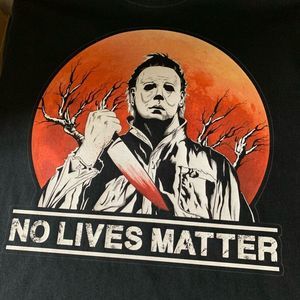 No Lives Matter Michael Myers Horror Graphic Fashion Tee Shirt T-Shirt